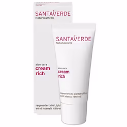 Santaverde Cream Rich Crème de jour Decollete, Visage, Cou 30 ml