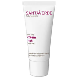 Santaverde Cream Rich Fragrance Free Crème de jour Visage 30 ml