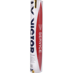 Tube de 12 volants de badminton Victor Service Speed 78