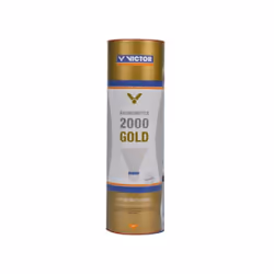 Lot de 6 volants en nylon Victor Gold 2000
