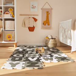 Bieco 19201506 gymnase et tapis d'éveil pour bébé Noir, Blanc