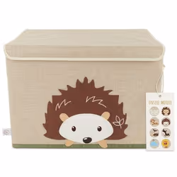 Bieco 04000461, Boîte de rangement de jouets, Olive, Sable, Autonome, Garçon/Fille, Image, Motif animal