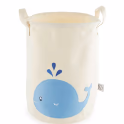 Bieco 04000470, Panier de rangement de jouets, Beige, Bleu, Autonome, Garçon/Fille, Image, Motif animal