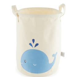 Bieco 04000470 rangement de jouets Panier de rangement de jouets Autonome Beige, Bleu