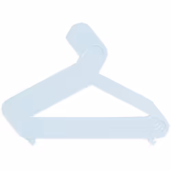 Cintres Enfants - BIECO - Bleu Glace - Lot de 8 pcs - Plastique de haute qualité - Longueur 30 cm