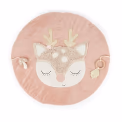 Bieco 16000000, Tapis de jeux pour bébé, Polyester, Rose