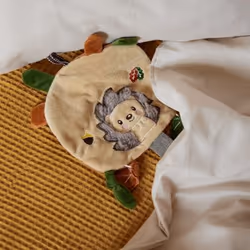 Bieco 16000104 serviette pour bébé Beige, Marron, Vert, Gris Polyester 1 pièce(s)