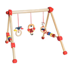 Bieco 23-000004 gymnase et tapis d'éveil pour bébé Bois Couleurs assorties Tapis de gymnastique pour bébé