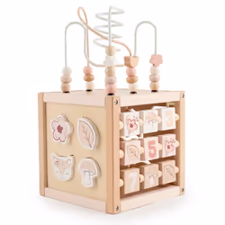 Bieco 24041008, 1 an(s), Fer, Bois, Rose, Blanc, Bois
