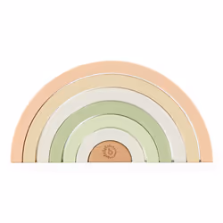 Bieco 24330051, 1 an(s), Bois, Beige, Vert, Pêche, Blanc, Bois
