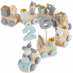 Bieco 24034205, Geburtstags zug, Multicolore