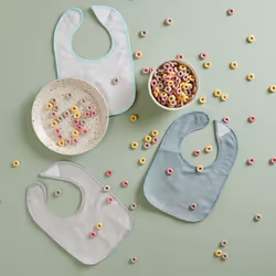 Bieco 38000326 bavoir pour bébés Coton, Polyester, Poly-acétate de vinyle (PEVA)