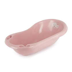 Bieco Baignoire Bébé Ergonomique Mouton Rose  84cm Baignoire Bebe sur Pied  Baignoire Bébé sur Pied Baignoire Enfant pour Douche