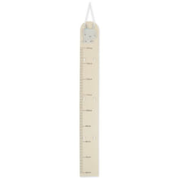 Bieco Toise en bois pour enfant motif lapin - de 06 à 14 m - Décoration murale en bois - Mètre en bois Pour chambre denfant