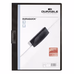 Durable 227003, Rouge, Plastique, 20 feuilles, A4, 1 pièce(s)