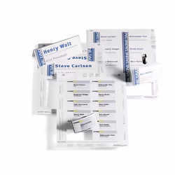 Durable BADGEMAKER Planches d'impression pour badge nominatifs Blanc 280 pièce(s) - Vue supplémentaire 4