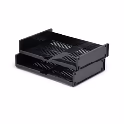 Durable 1700801058, Polystyrène, Noir, A4, 324 mm, 230 mm, 62 mm