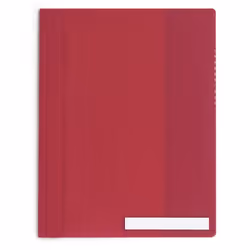 Durable CLEAR VIEW MANAGEMENT FILE A4, Rouge, Transparent, PVC, A4, 1 pochettes, 1 pièce(s)