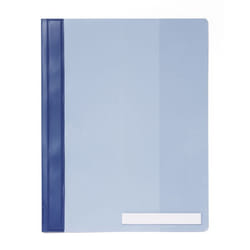 Durable 2510-06 protège documents PVC Bleu, Transparent