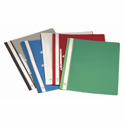 Durable Clear View Folder protège documents PVC Rouge