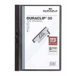 Durable Duraclip 30 protège documents Noir