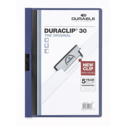 Durable Duraclip 30 protège documents Bleu