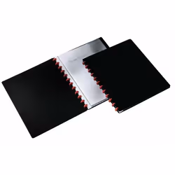 Durable DURALOOK, Noir, Polypropylène (PP), Portrait, A4, Peigne de brochage, 1 pièce(s)