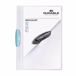 Durable 226014 protège documents Bleu, Transparent