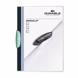 Durable Swingclip, Vert, Polypropylène (PP), 30 feuilles, A4, 25 pièce(s)