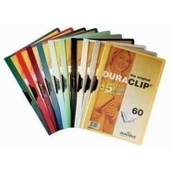 Durable DuraClip Original 60 A4 Anthracite Grey protège documents PVC Gris