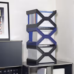 Durable 2611 Présentoir à livres 1 étagères Bleu
