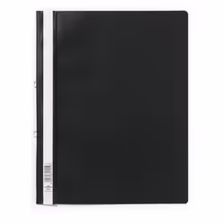Durable Clear View Folder, Noir, PVC, A4