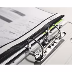 Durable Clear View Folder protège documents PVC Noir