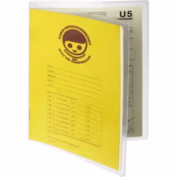 Pochette de protection - Durable - A6 - Transparent - PP - 2 compartiments