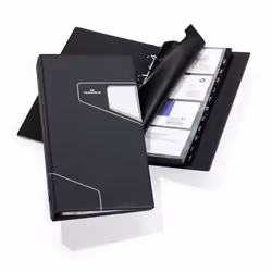 Durable Visifix Pro, Charbon de bois, 200 cartes, 57 x 90 mm, 145 mm, 255 mm
