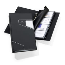 Durable Visifix Pro rangement de cartes de visites Charbon de bois