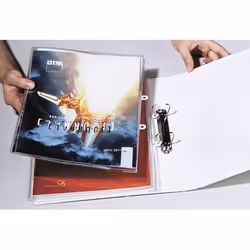 Durable 2512-19 classeur à anneaux A4 Transparent