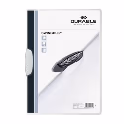 Durable Swingclip, Blanc, Polypropylène (PP), 30 feuilles, A4, 25 pièce(s)