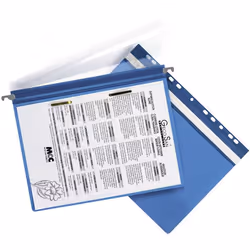 Durable 2561-06 dossier suspendu A4 Plastique Bleu, Transparent 1 pièce(s)