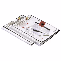 Durable DURALOOK Plus, Noir, Polypropylène (PP), 40 pochettes, A4