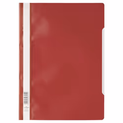 Durable 2573-03, Rouge, Transparent, Polypropylène (PP), A4