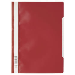 Durable 2573-03 protège documents Polypropylène (PP) Rouge, Transparent