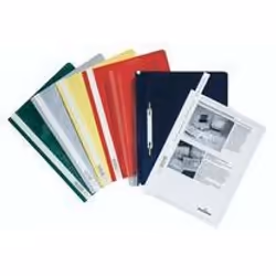 Durable CLEAR VIEW FOLDER – ECONOMY 2573 A4, Gris
