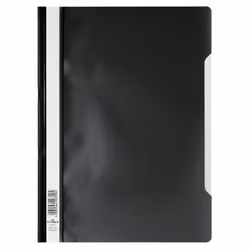 Durable 2573-01, Noir, Transparent, Polypropylène (PP), A4