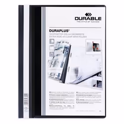 Durable Duraplus, Noir, A4, 1 pochettes