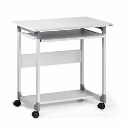 Durable 379610, Droit, Forme rectangulaire, Home office, Bureau, Gris, Gris, Gris