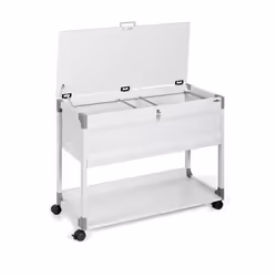 Durable 3787, Acier inoxydable, Gris, A4, 100 feuilles, 10 tiroir(s), 736 x 432 x 875 mm