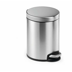 Durable Poubelle à pédale en acier inoxydable 5l
