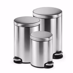 Durable Poubelle à pédale en acier inoxydable 5l - Vue supplémentaire 4