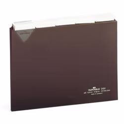 Durable 315111, Onglet avec index vierge, PVC, Marron, Paysage, A5, 0.3 mm